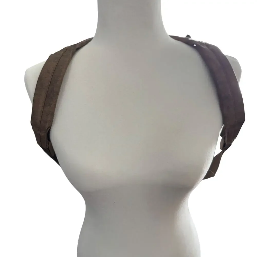 Disney’s TaleSpin Faux Leather Backpack Brown Baloo Vintage Style Bag